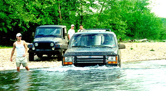 Ford explorer water crossing #3